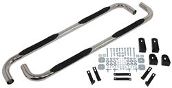 DeeZee Nerf Bars - 3" Round - Polished Stainless - Cab Length