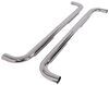 nerf bars polished finish deezee oval - 4 inch wide stainless steel cab length