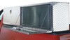 side rail tool box large capacity deezee specialty series truck bed - topsider style aluminum 17.22 cu ft silver