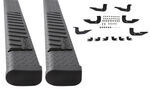 DeeZee Oval Tube Steps w Custom Installation Kit - 6" Wide - Black-Tread Aluminum
