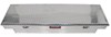 crossover tool box 70 inch long deezee red label truck bed - style aluminum 8.4 cu ft silver