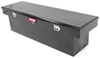 crossover tool box lid style - standard profile deezee red label truck bed deep aluminum 12 cu ft black