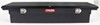 medium capacity 70 inch long deezee red label truck bed tool box - low-profile crossover style alum 8 cu ft black