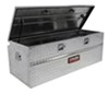 chest tool box 46-1/2 inch long deezee red label truck bed - utility style aluminum 8 cu ft silver