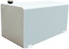 large capacity 48 inch long deezee specialty series truck bed transfer tank - rectangle steel 108 gallon white