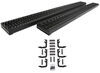 running boards matte finish deezee rough step w/ custom installation kit - 7 inch wide aluminum black