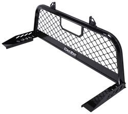 DeeZee Aluminum Headache Rack with Sliding Load Stops - Black Powder Coat