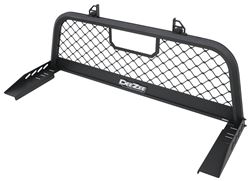 DeeZee Custom Headache Rack - Mesh Screen - Aluminum - Textured Black Powder Coat - DZ95050RTB