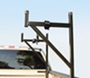 fixed height side mount deezee customizable truck bed ladder rack with tie-downs - 200 lbs