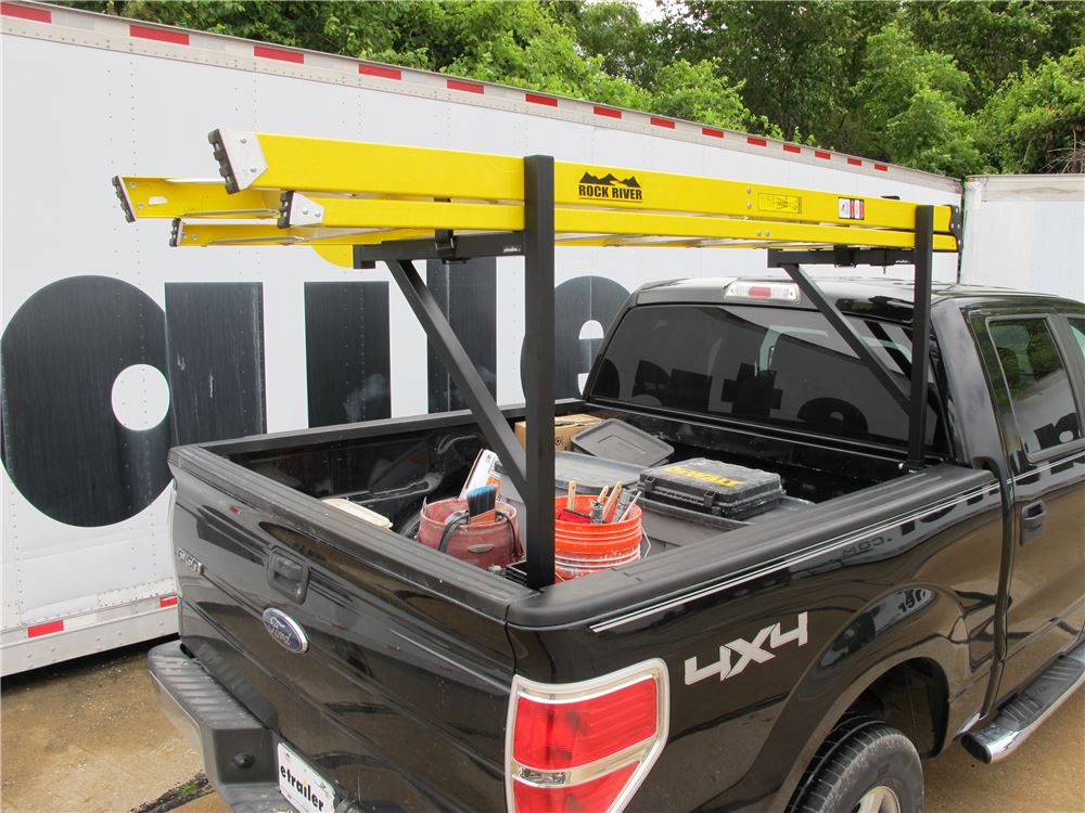 Deezee Customizable Truck Bed Ladder Rack With Tie Downs Side Mount