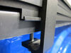 0  truck bed folding rack invis-a-rack ladder - black powder coated aluminum 500 lbs