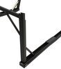 truck bed fixed height invis-a-rack folding ladder rack - black powder coated aluminum 500 lbs