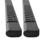 DeeZee Oval Tube Steps w Custom Installation Kit - 6" Wide - Black-Tread Aluminum