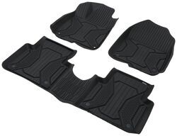 etrailer Custom Fit All-Weather Front and Rear Floor Mats - Black - e26PR