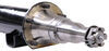 leaf spring suspension 86-1/2 inch long trailer axle beam with easy grease spindles - 6 000 lbs