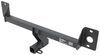 custom fit hitch etrailer trailer receiver - matte black finish class iii 2 inch