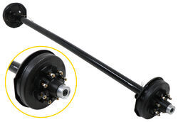 Trailer Axle w/ Electric Brakes - Easy Grease - 8 on 6-1/2 Bolt Pattern - 95" Long - 7,000 lbs - e83SR
