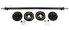 leaf spring suspension 8 on 6-1/2 inch trailer axle w/ electric brakes - easy grease bolt pattern 95 long 7 000 lbs