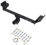 etrailer Trailer Hitch Receiver - Custom Fit - Matte Black Finish - Class III - 2"             
