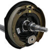 leaf spring suspension 8 on 6-1/2 inch trailer axle w/ electric brakes - 4 drop bolt pattern 95 long 7 000 lbs