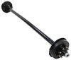 leaf spring suspension 8 on 6-1/2 inch trailer axle w/ electric brakes - easy grease bolt pattern 94 long 7 000 lbs