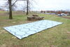 0  rv outdoor rugs 22 x 10 feet etrailer reversible rug w/ stakes - 10' long 22' wide charcoal and gray