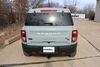 2023 ford bronco sport  custom fit hitch class iii etrailer trailer receiver - matte black finish 2 inch