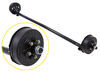 leaf spring suspension 5 on 4-1/2 inch trailer axle w/ electric brakes - 4 drop bolt pattern 95 long 3 500 lbs