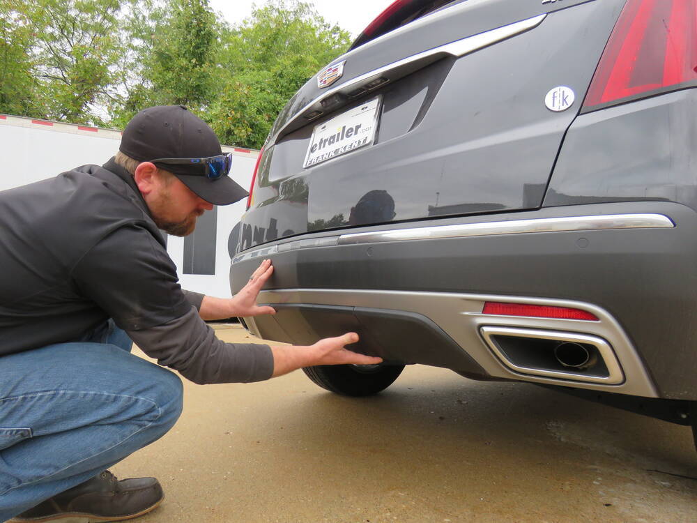 2023 Cadillac XT5 etrailer Trailer Hitch Receiver Custom Fit Matte Black Finish Class III 2