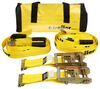 e-track straps etrailer e track wheel tie-down with roller idler and ratchet - 2 inch x 12' 1 333 lbs