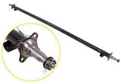 Trailer Axle Beam with Easy Grease Spindles - 95" Long - 3,500 lbs - e68GR