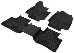 etrailer Custom Fit All-Weather Front and Rear Floor Mats - Black - e68PR