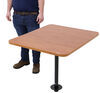 table with legs etrailer rv dinette - recessed mount 38 inch long x 30 wide cherry wood
