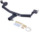 etrailer Trailer Hitch Receiver - Custom Fit - Matte Black Finish - Class III - 2"             
