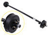 leaf spring suspension 5 on 4-1/2 inch trailer axle w/ electric brakes - easy grease bolt pattern 89 long 3 500 lbs