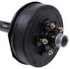 leaf spring suspension 89 inch long trailer axle w/ electric brakes - easy grease 5 on 4-1/2 bolt pattern 3 500 lbs
