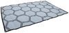rv outdoor rugs etrailer reversible rug w/ stakes - 6' long x 9' wide charcoal and gray