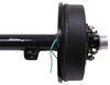 leaf spring suspension 95 inch long trailer axle w/ electric brakes - easy grease 5 on 4-1/2 bolt pattern 3 500 lbs