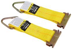 etrailer E Track Rope Tie Offs - 2" Wide x 8-1/4" Long - 1,333 lbs - Qty 2 - e94PR