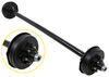 leaf spring suspension 6 on 5-1/2 inch trailer axle w/ electric brakes - easy grease 86-1/2 long 000 lbs