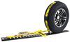 0  e-track straps etrailer e track wheel tie-down with roller idler and ratchet - 2 inch x 12' 1 333 lbs