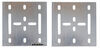 e-track tie down anchors etrailer backing plates w/ hardware - galvanized steel 6 inch long x wide qty 2