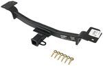 etrailer Trailer Hitch Receiver - Custom Fit - Matte Black Finish - Class III - 2"
