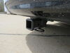 2022 honda pilot  custom fit hitch 900 lbs wd tw etrailer trailer receiver - matte black finish class iii 2 inch