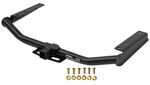 etrailer Trailer Hitch Receiver - Custom Fit - Matte Black Finish - Class III - 2"             