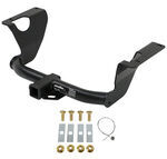 etrailer Trailer Hitch Receiver - Custom Fit - Matte Black Finish - Class III - 2"             