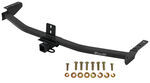 etrailer Trailer Hitch Receiver - Custom Fit - Matte Black Finish - Class III - 2"             