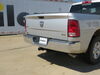 2012 dodge ram pickup  custom fit hitch 10000 lbs wd gtw etrailer trailer receiver - matte black finish class iii 2 inch