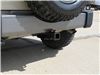 2011 jeep wrangler  custom fit hitch class iii etrailer trailer receiver - matte black finish 2 inch