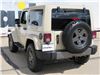 2011 jeep wrangler  custom fit hitch 500 lbs wd tw etrailer trailer receiver - matte black finish class iii 2 inch